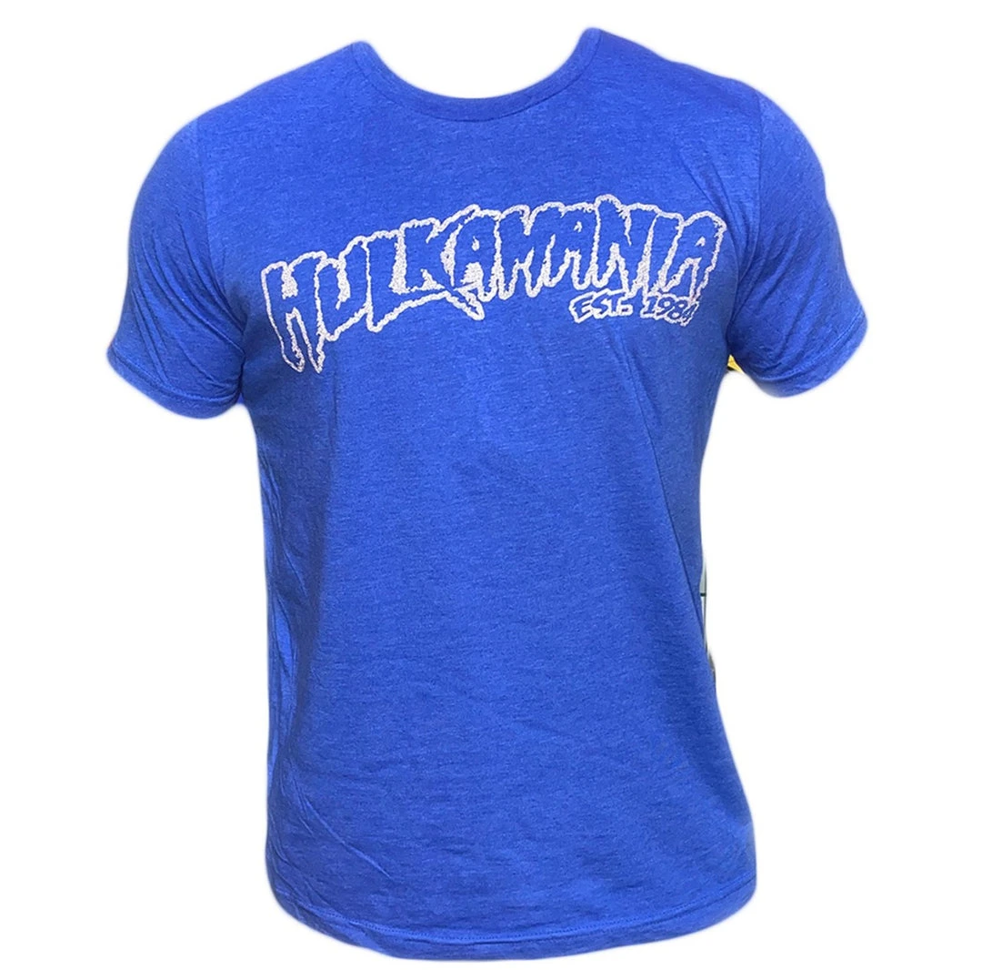 Hogan's Beach Shop Mens Hulkamania Blue Reflective Tee CLOTHING 3 Hogan's Beach Shop Mens Hulkamania Blue Reflective Tee CLOTHING