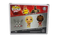 Hogan's Beach Shop - Hulk Hogan & Mr. T, Hulkamania 2 Pack, Yellow Amazon Exclusive (51720) Signed Funko Pop! WWE AUTOGRAPHED TOYS & FIGURES