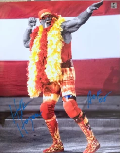 Hogan's Beach Shop Hulk Hogan Bow & Arrow Signed Poster 16X20 AUTOGRAPHED POSTERS