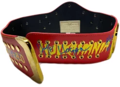 Hogan's Beach Shop Hulk Hogan "Hulkamania" Signature Series Championship Replica Title Signed!