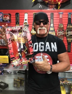 Hogan's Beach Shop Hulk Hogan Signed Hollywood Hogan Action Figure