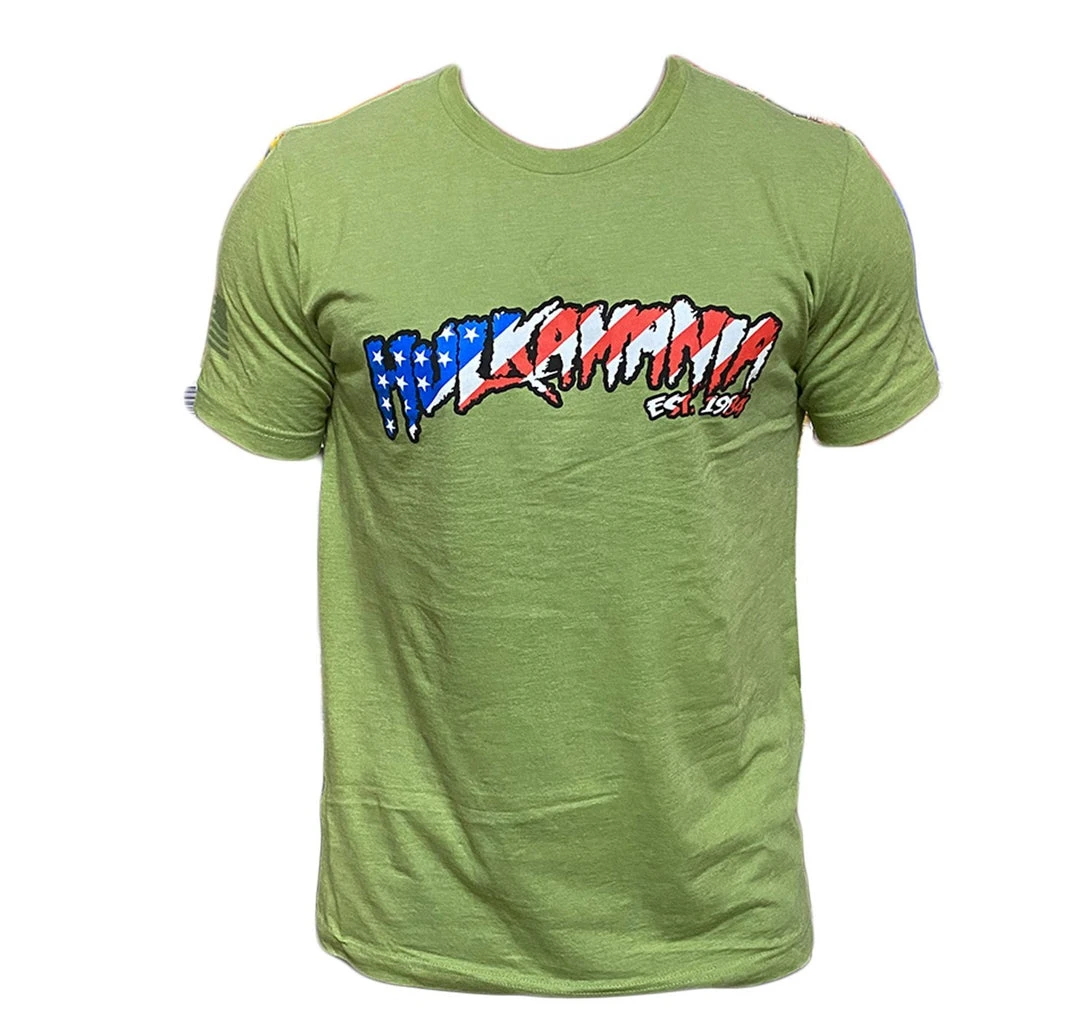 Hogan's Beach Shop CLOTHING Green Flag Hulkamania Tee 4 Hogan's Beach Shop CLOTHING Green Flag Hulkamania Tee