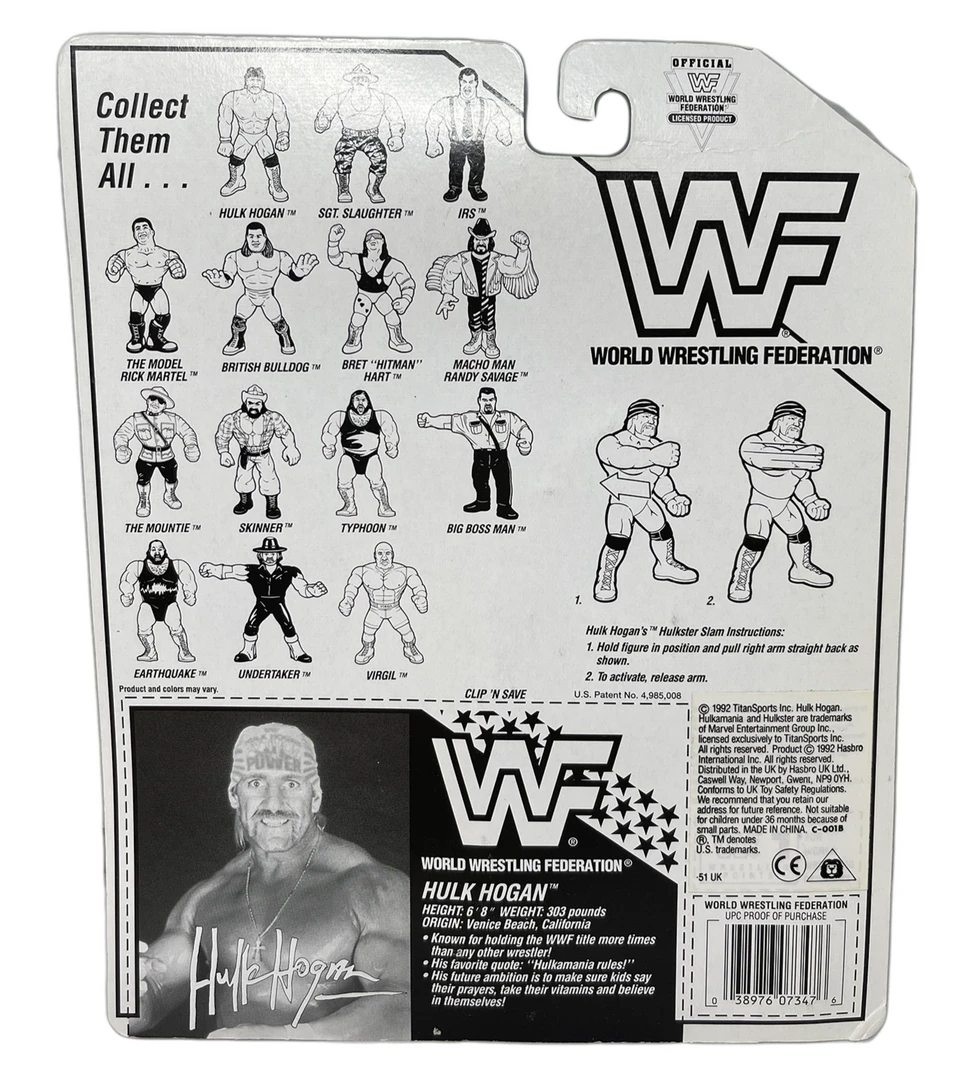 Hogan's Beach Shop Hasbro WWF Hulk Hogan Hulkster Slam 1992 Action Figure Signed AUTOGRAPHED TOYS & FIGURES 4 Hogan's Beach Shop Hasbro WWF Hulk Hogan Hulkster Slam 1992 Action Figure Signed AUTOGRAPHED TOYS & FIGURES