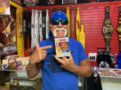 Hogan's Beach Shop Python Power Funko Pop Signed In Red!!