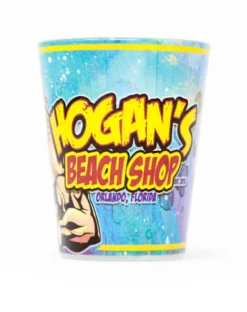 Hogan's Beach Shop HBS Blue 2oz Shot Glass