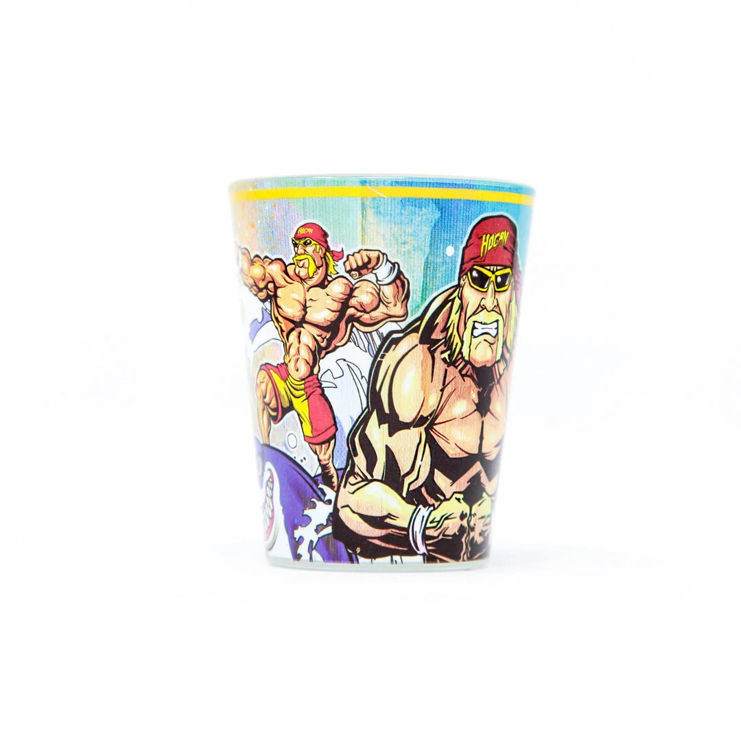 Hogan's Beach Shop HBS Blue 2oz Shot Glass 4 Hogan's Beach Shop HBS Blue 2oz Shot Glass