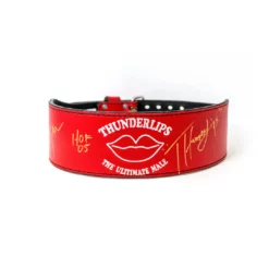Hogan's Beach Shop Thunderlips Autographed Weight Belt AUTOGRAPHED WEIGHT BELTS