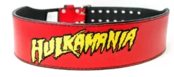 Hogan's Beach Shop Red Hulkamania Weight Belt Signed Or Unsigned
