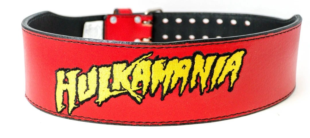 Hogan's Beach Shop Red Hulkamania Weight Belt Signed Or Unsigned 3 Hogan's Beach Shop Red Hulkamania Weight Belt Signed Or Unsigned