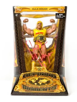 Hogan's Beach Shop AUTOGRAPHED TOYS & FIGURES Hulk Hogan Signed Defining Moments WWE Action Figure
