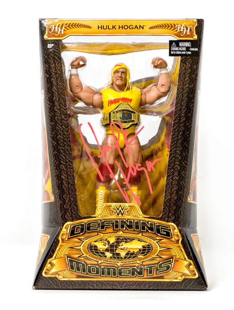 Hogan's Beach Shop AUTOGRAPHED TOYS & FIGURES Hulk Hogan Signed Defining Moments WWE Action Figure 3 Hogan's Beach Shop AUTOGRAPHED TOYS & FIGURES Hulk Hogan Signed Defining Moments WWE Action Figure