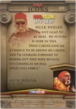 Hogan's Beach Shop TNA Tristar Trading Card Signed TRADING CARDS