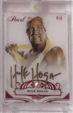 Hogan's Beach Shop “PEARL” 8/8 Hulk Hogan Singed Trading Card TRADING CARDS