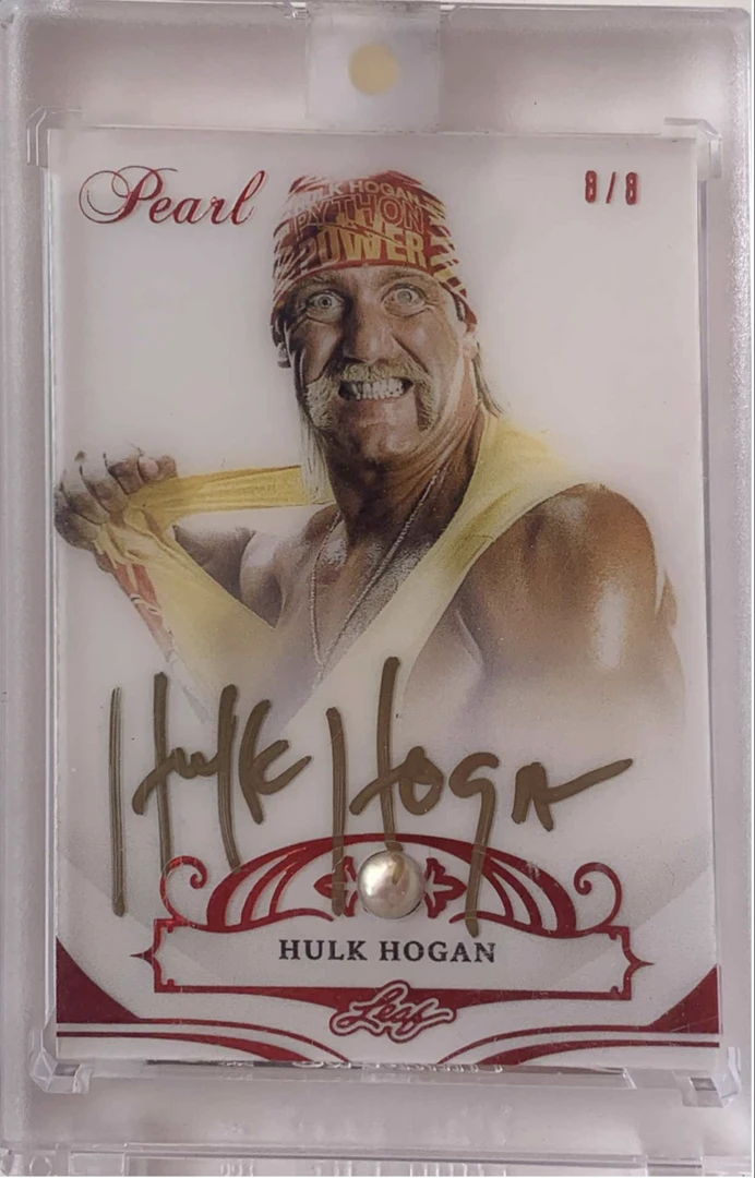 Hogan's Beach Shop “PEARL” 8/8 Hulk Hogan Singed Trading Card TRADING CARDS 3 Hogan's Beach Shop “PEARL” 8/8 Hulk Hogan Singed Trading Card TRADING CARDS