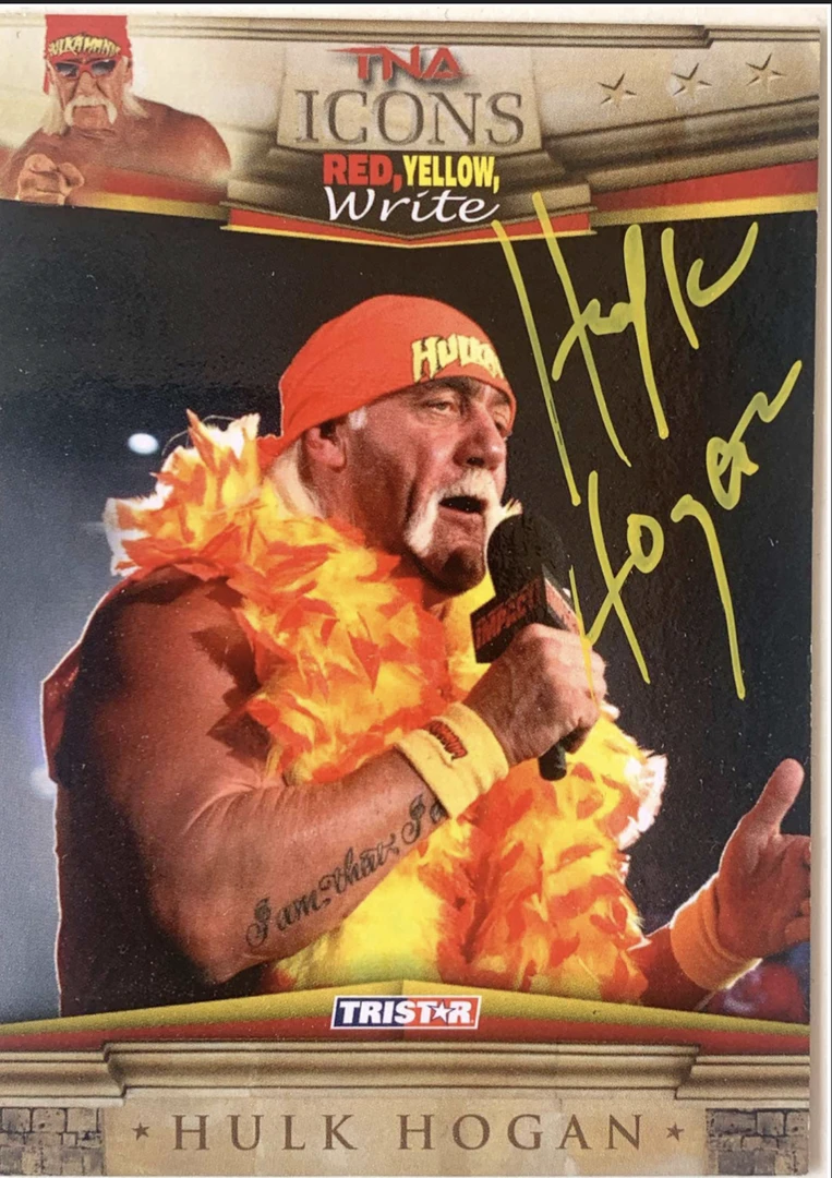 Hogan's Beach Shop TNA Tristar Trading Card Signed TRADING CARDS 3 Hogan's Beach Shop TNA Tristar Trading Card Signed TRADING CARDS