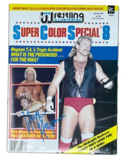 Hogan's Beach Shop AUTOGRAPHED MEDIA 1987 Pro Wrestling Illustrated Hulk Hogan Magazine Autographed