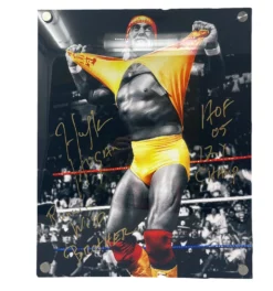 Hogan's Beach Shop Hulk Hogan Spotlight Plaques Signed AUTOGRAPHED MEDIA