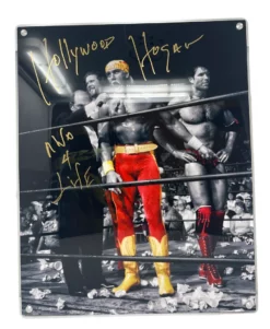 Hogan's Beach Shop Hulk Hogan Spotlight Plaques Signed AUTOGRAPHED MEDIA