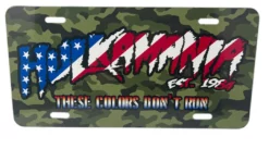 Hogan's Beach Shop Camo License Plate