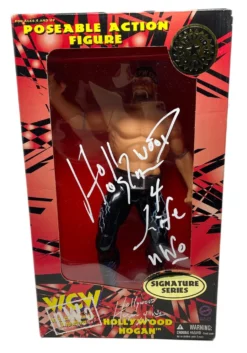 Hogan's Beach Shop Hulk Hogan Signed Hollywood Hogan Action Figure