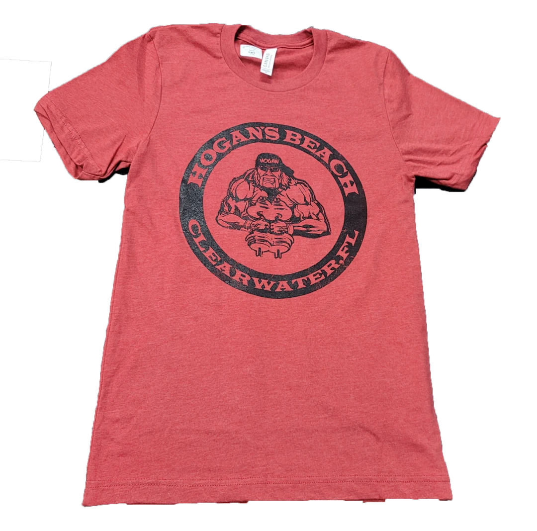 Hogan's Beach Shop CLOTHING HBS Circle Crab Red Tee 3 Hogan's Beach Shop CLOTHING HBS Circle Crab Red Tee