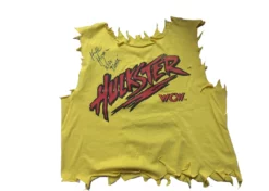 Hogan's Beach Shop WCW Hulk Hogan Ringworn Ring Worn Hulkster T-shirt SIGNED