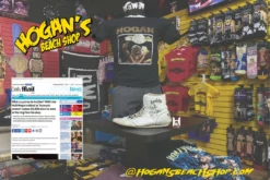 Hogan's Beach Shop Famous Ring Worn Shoe "That Was Stolen"& Returned Signed AUTOGRAPHED APPAREL