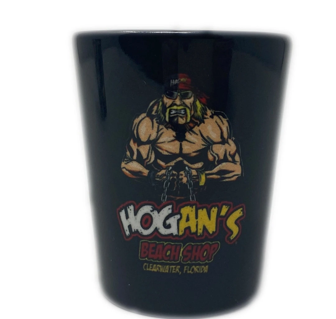 Hulk Hogan's Wrestling Shop Split Face Shot Glass 3 Hulk Hogan's Wrestling Shop Split Face Shot Glass