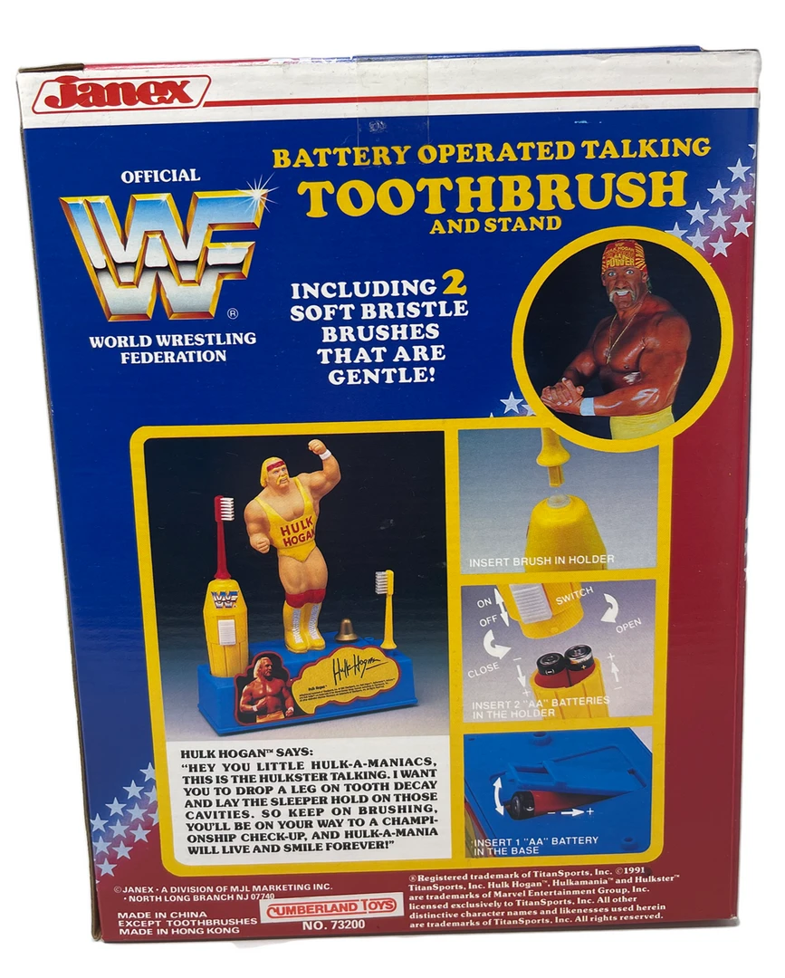 Hogan's Beach Shop WWF LJN Hasboro Wrestling SuperStars Battery Operated Toothbrush Signes AUTOGRAPHED TOYS & FIGURES 5 Hogan's Beach Shop WWF LJN Hasboro Wrestling SuperStars Battery Operated Toothbrush Signes AUTOGRAPHED TOYS & FIGURES