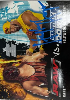 Hogan's Beach Shop Raw Vs Smack Down Trading Card Signed