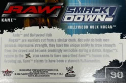 Hogan's Beach Shop Raw Vs Smack Down Trading Card Signed
