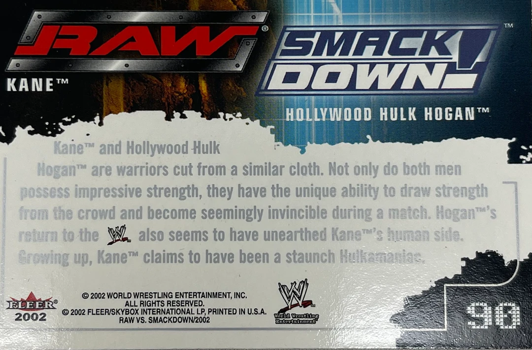 Hogan's Beach Shop Raw Vs Smack Down Trading Card Signed 4 Hogan's Beach Shop Raw Vs Smack Down Trading Card Signed