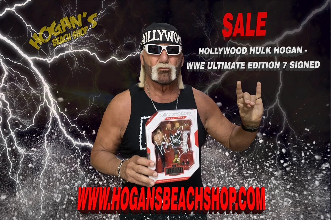 Hogan's Beach Shop Hollywood Hulk Hogan - WWE Ultimate Edition 7 Signed Sale AUTOGRAPHED TOYS & FIGURES 6 Hogan's Beach Shop Hollywood Hulk Hogan - WWE Ultimate Edition 7 Signed Sale AUTOGRAPHED TOYS & FIGURES