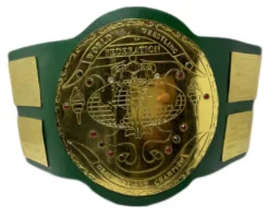 Hogan's Beach Shop AUTOGRAPHED TITLE BELTS WWF Big Green Heavyweight Champion Belt Signed